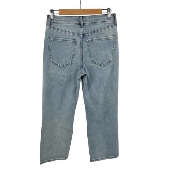 Express Straight Ankle High Rise Button Fly Jeans Size 6S - Picture 7 of 9